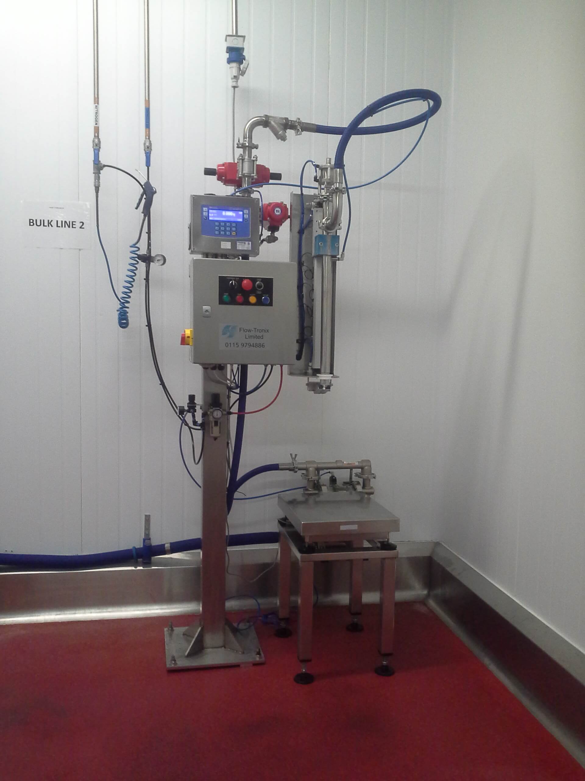 the FT 300 filling machine installed